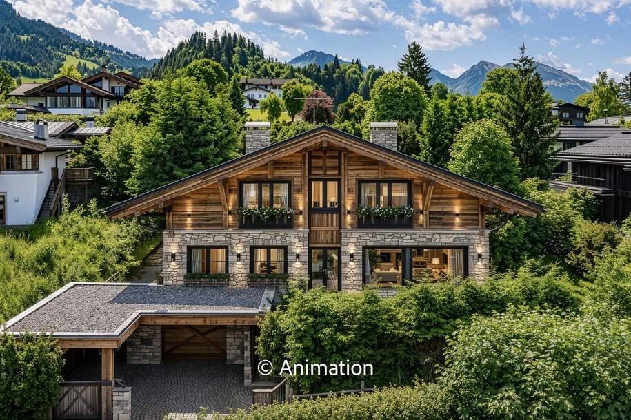 Altbestand mit Potenzial in prominenter Toplage auf der Bichlalm, Haus-kauf, 5.900.000,€, 6370 Kitzbühel