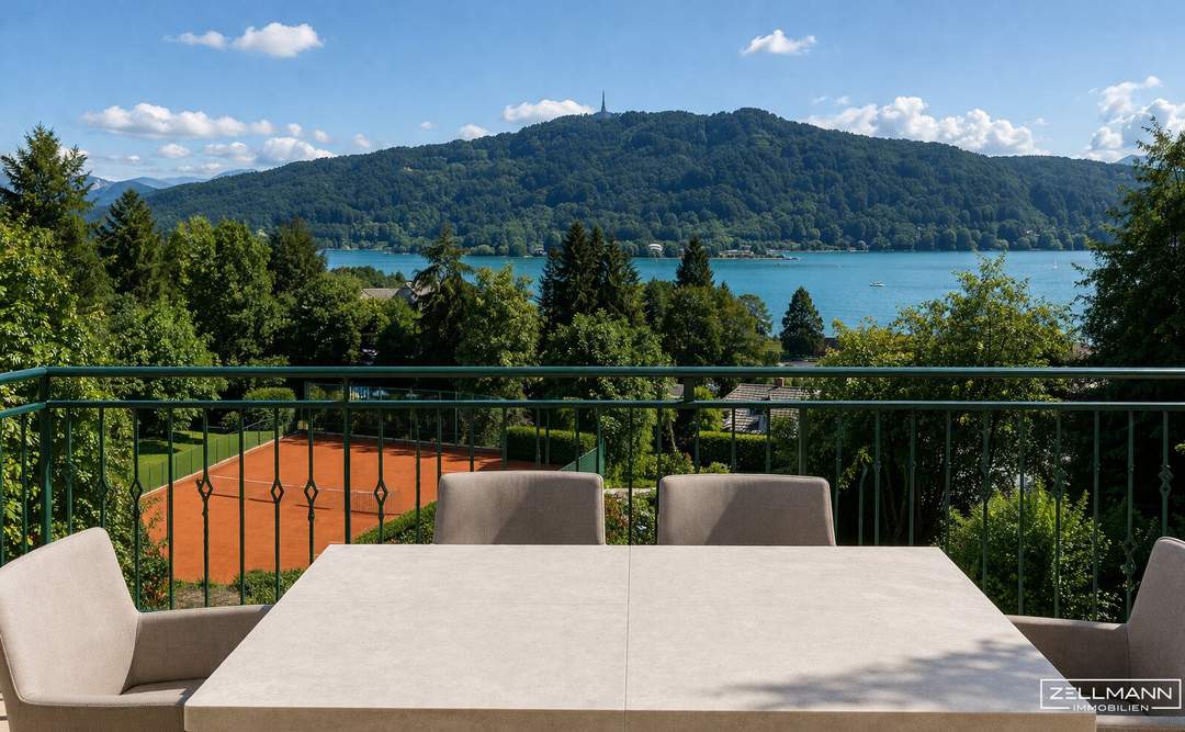 PÖRTSCHACH | Villa mit traumhaftem Seeblick | Pool | ca. 200m Luftlinie zum See | Aufzug | ZELLMANN IMMOBILIEN