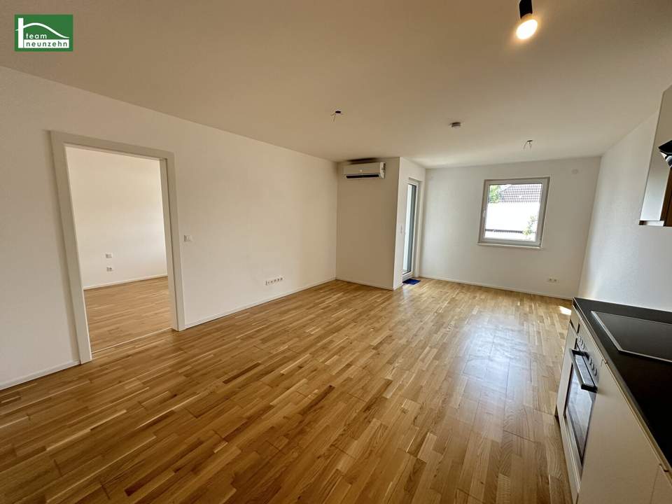 Bereit für den Sommer! Klimatisierte Wohnung mit großem Balkon in Essling nahe Lobau und Kirschenallee!