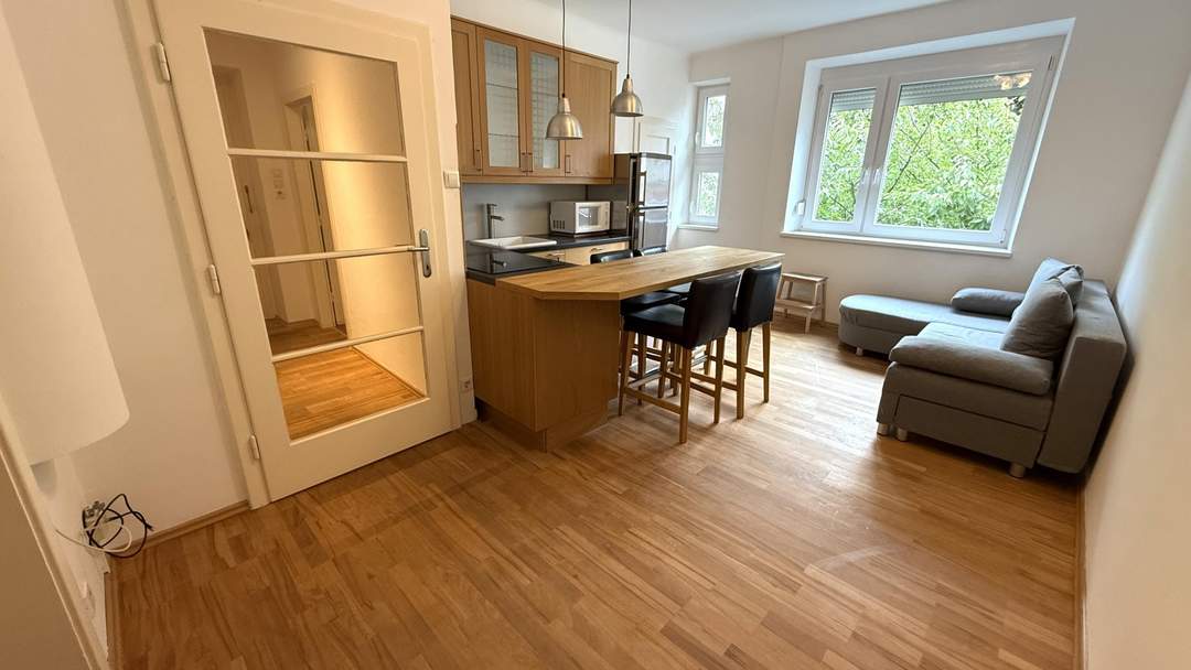 Sofort bezugsfertige, möblierte Neubauwohnung in U1-Nähe
