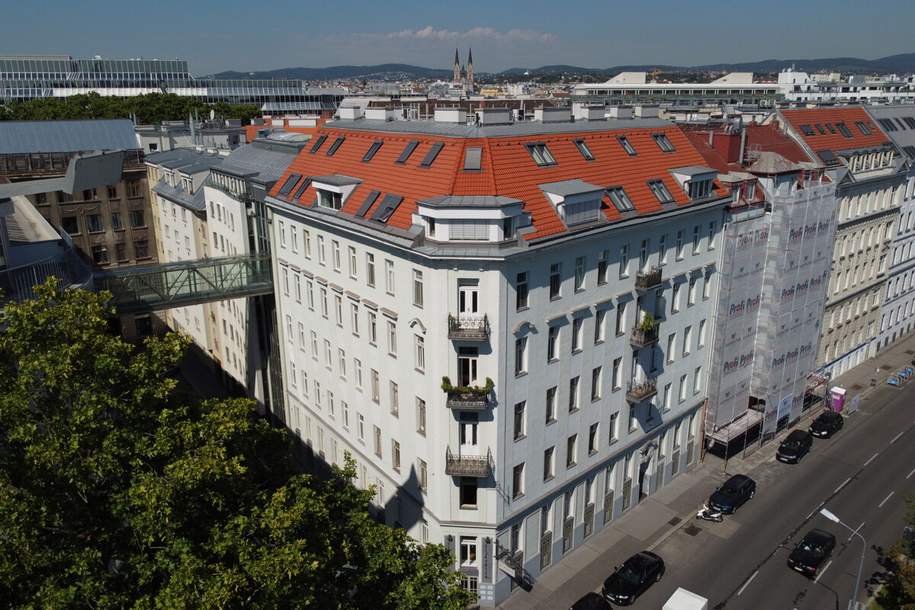 Sonnige Eckwohnung mit Grünblick, Wohnung-kauf, 525.000,€, 1090 Wien 9., Alsergrund
