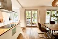 Charmante 3-Zimmer-Wohnung mit zwei Balkonen, Eigengarten und großzügiger Wohnküche in ruhiger Grünlage des 18. Bezirks