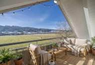 Vier Balkone. Vier Blickwinkel - Lichtdurchflutete Dachgeschoßwohnung in ruhiger Lage von Thalgau