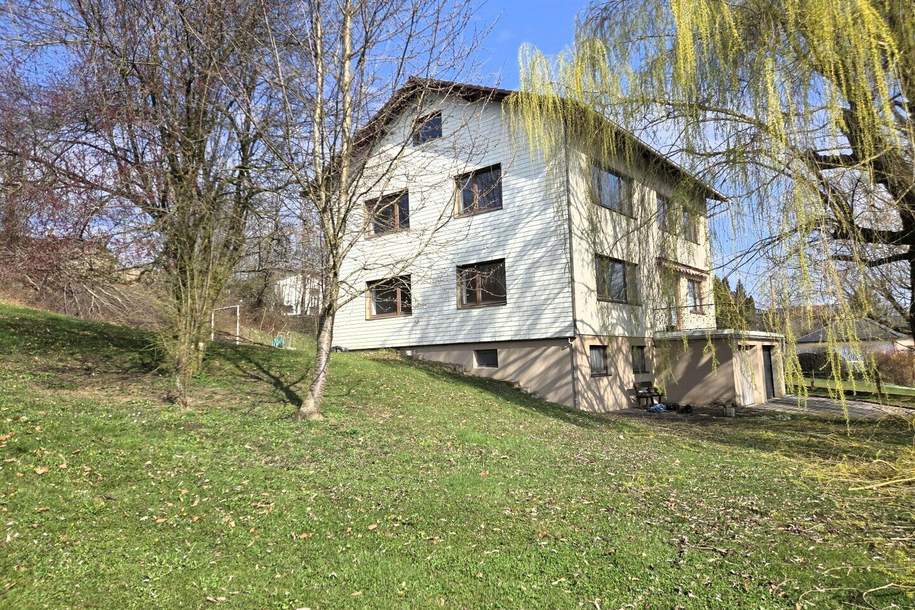 OPEN HOUSE: Imposantes Wohndomizil mit insgesamt 1.927 m² Grund - zweite Bauparzelle - in feiner Siedlung, im Ortszentrum von Sierning!, Haus-kauf, 615.000,€, 4522 Steyr-Land