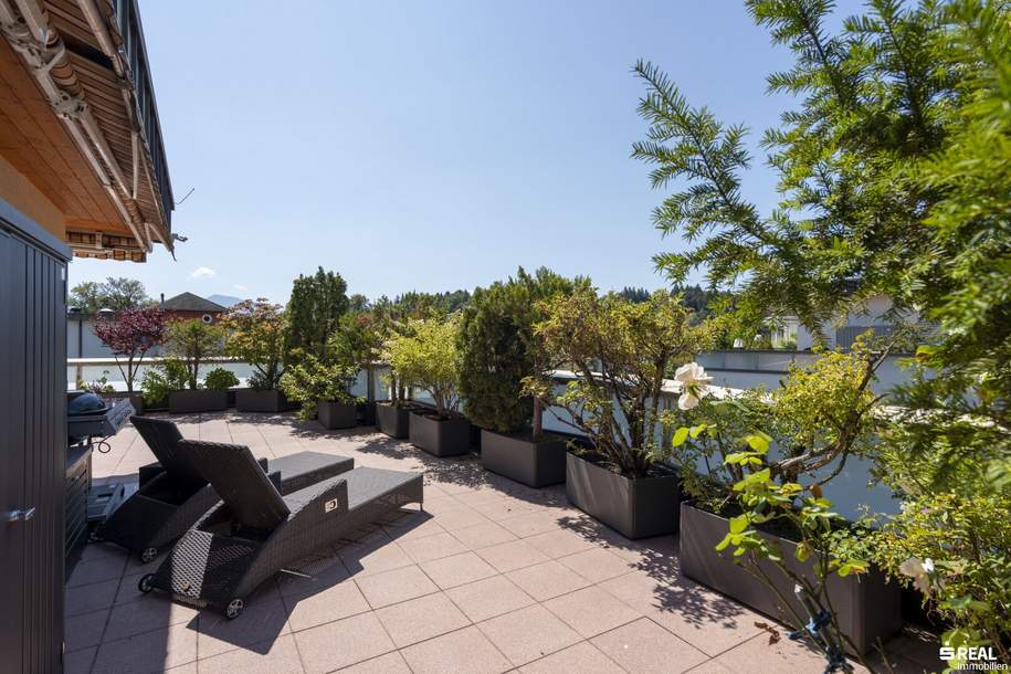 Traumhafte Penthouse-Wohnung in Feschnig: 4 Zimmer mit beeindruckender Terrasse - atemberaubendem Blick inklusive!, Wohnung-kauf, 740.000,€, 9020 Klagenfurt(Stadt)