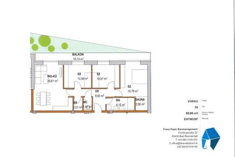 Wohnen im grünen mit Bergblick, Wohnung-kauf, 344.000,€, 5152 Salzburg-Umgebung