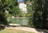 67 m² 2-Zimmer Wohnung mit Wohnküche und direktem Blick auf den Donaukanal , WG-geeignet!