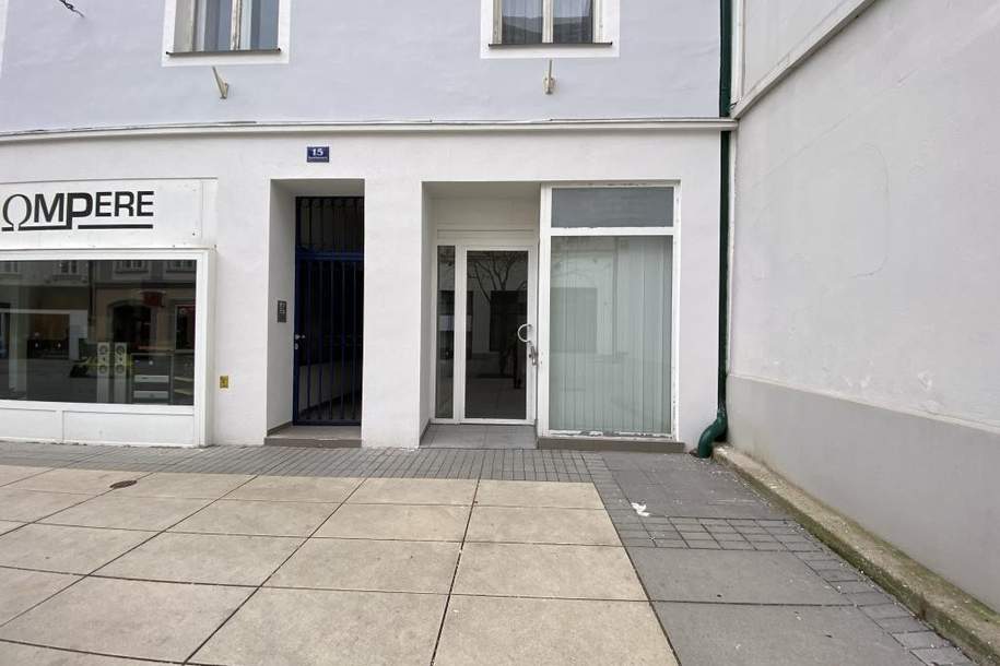 TOP-PREIS - Geschäftslokal, barrierefrei & behindertengerecht, in bester Innenstadtlage, Gewerbeobjekt-miete, 995,00,€, 2700 Wiener Neustadt(Stadt)