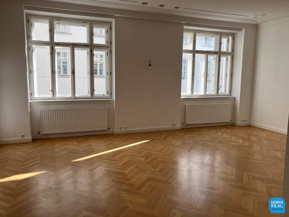 Repräsentative Altbauetage mit Terrasse