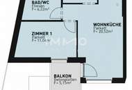 Durchdachte 2-Zimmer-Balkonwohnung – provisionsfreier Erstbezug nahe Alte Donau