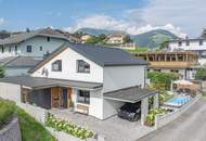 Einfamilienhaus mit Pool und Panoramablick in Toplage