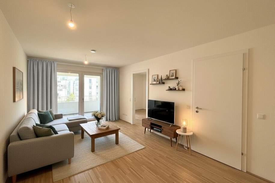 1020! Ansprechende 2-Zimmer Wohnung mit Loggia!, Wohnung-miete, 1.120,06,€, 1020 Wien 2., Leopoldstadt