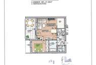 Hofseitige Neubau-Wohnung nahe S-Bahn S7 Kaiserebersdorf mit großer Loggia und Abstellraum!