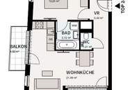 Neuwertige Balkonwohnung mit hochwertiger Ausstattung und perfekter Anbindung