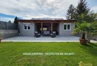 Ihr Traum vom Eigenheim – gestalten Sie selbst! Bungalow-Rohbau mit 485 m² Eigengrund, 2 Terrassen &amp; Carport.