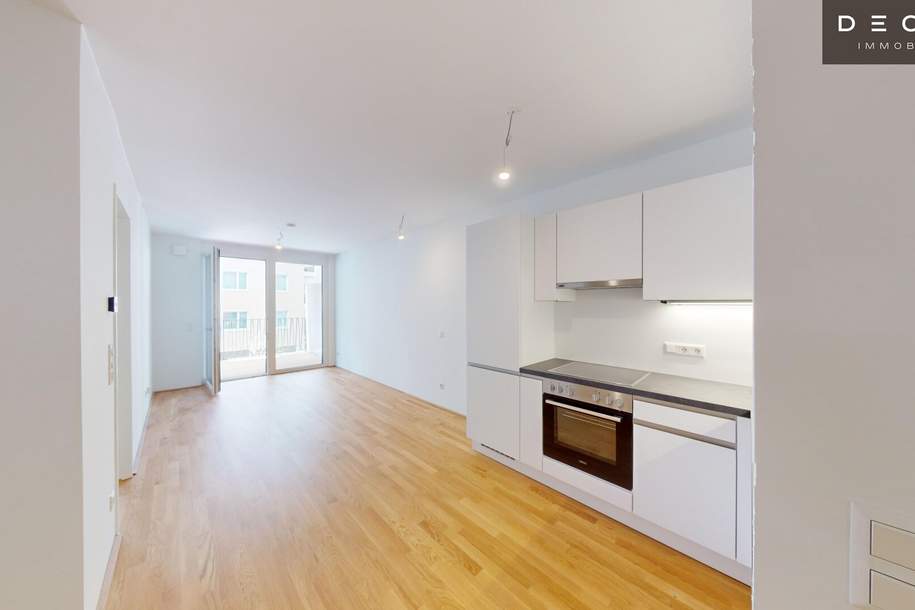 / 3 ZIMMER / VERFÜGBAR AB 1.08.2026/ NACHHALTIGES WOHNEN / KAGRAN / BALKON, Wohnung-miete, 1.501,02,€, 1220 Wien 22., Donaustadt