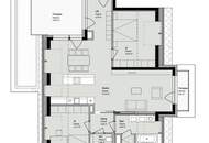EDUART-Die Kunst des Wohnens: Hochwertiger 3-Zimmer DG-ERSTBEZUG mit ca. 16m² Terrasse (10/24)