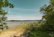 Rarität: Ihr Feriendomizil am Wallersee - mit Bootsgarage und direktem Seezugang
