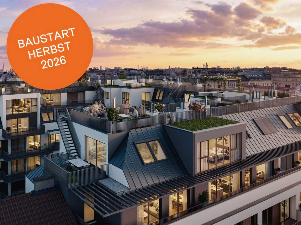 THE ARIK - Urbaner Dachgeschoss Wohntraum mit Panorama – 4 Zimmer zur Parkseite