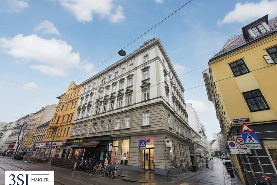 Befristete Gewerbefläche in etablierter Umgebung mit konstanter Rendite, Gewerbeobjekt-kauf, 777.000,€, 1070 Wien 7., Neubau