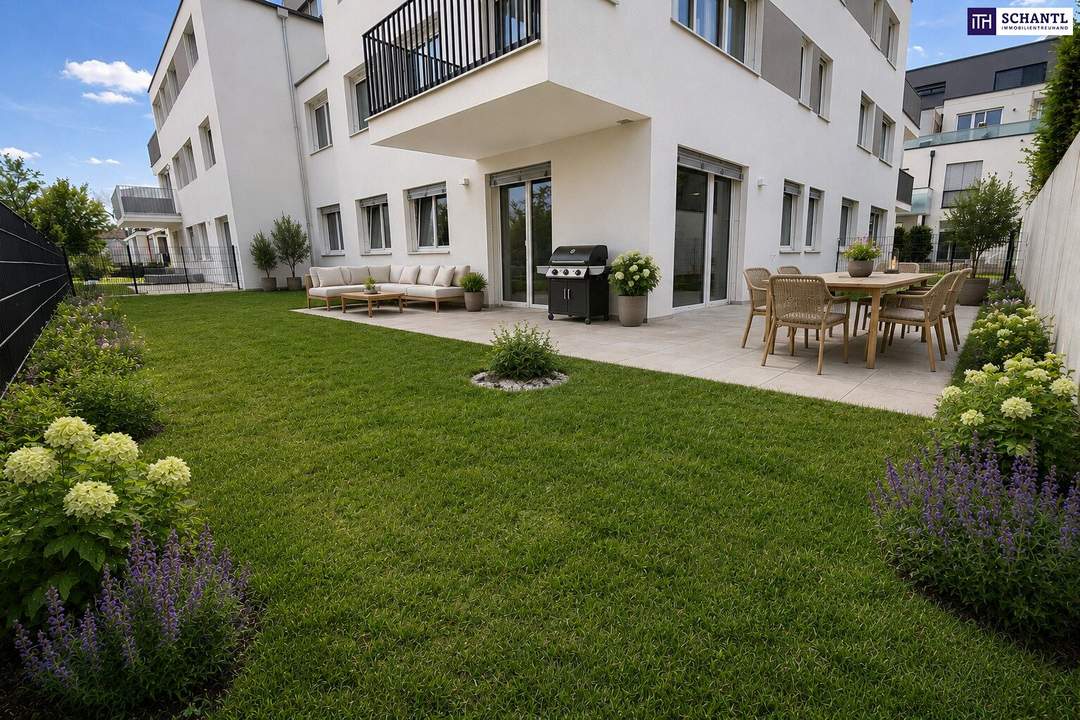 Bis zu -5% Rabatt sichern! Hochwertig Fertiggestellt! Mehr Raum I Mehr Grün I Mehr Lebensqualität: Großzügige 4-Zimmer Gartenwohnung mit privatem Gartenparadies und Top-Infrastruktur!