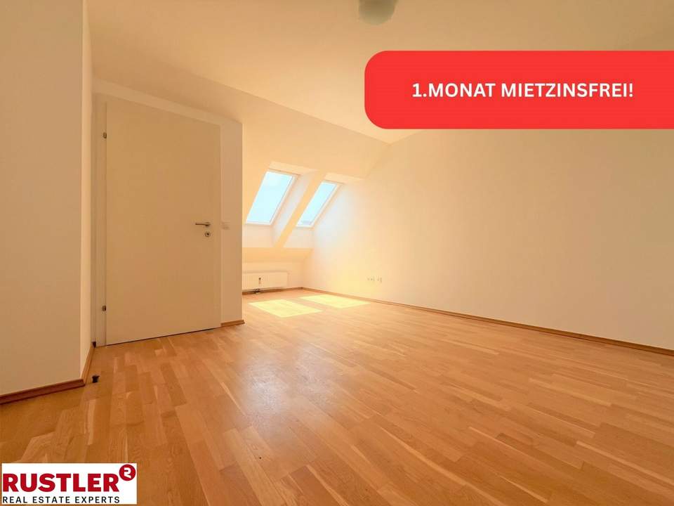 1. MONAT MIETZINSFREI!! | Gemütliche 2-Zimmerwohnung im Dachgeschoss