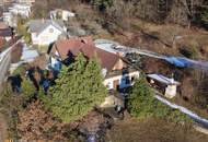 Fernblick 3 Geschoße, über 200m² WNFL + 100m² Lager + 4300m² Eigengrund