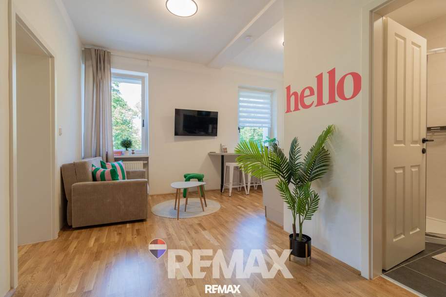 Urban Wohnen mit Blick ins Grüne – sanierte 3-Zimmer-Wohnung in Graz-Jakomini, Wohnung-kauf, 183.750,€, 8010 Graz(Stadt)