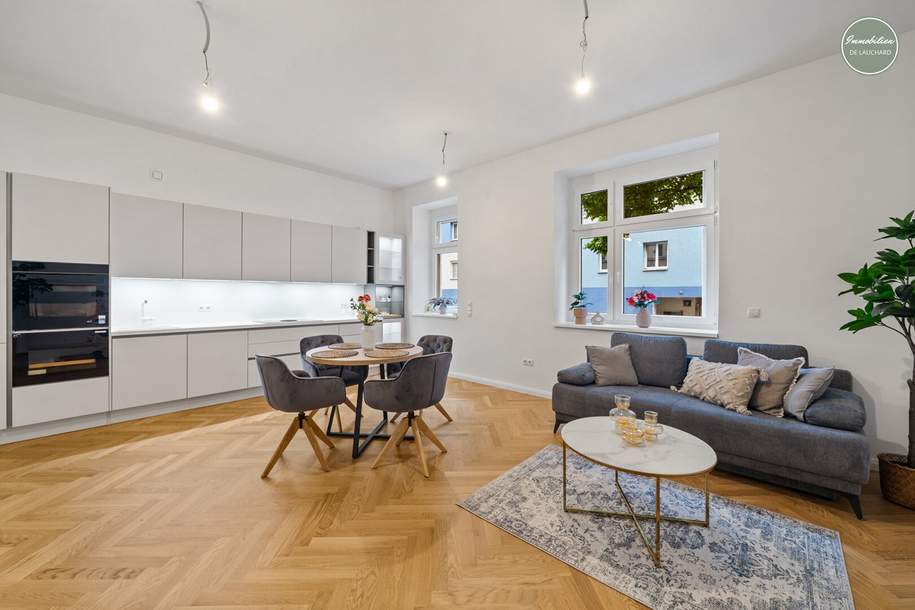 FIRST TIME USE | hochwertige 3-Zimmer Altbauwohnung mit Schrankraum | Markenküche &amp; edler Parkettboden, Wohnung-kauf, 598.000,€, 1090 Wien 9., Alsergrund