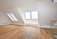 Neuer Preis! Ein Traum im Dach! Luftwärmepumpe + Blick über Wien + Riesenterrasse + High Quality + Rundum saniertes Altbauhaus! Ab ins stylische Dachgeschoss mit WOW-Effekt!