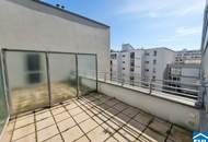 2-Zimmer Terrassenwohnung mit Blick in den Innenhof!