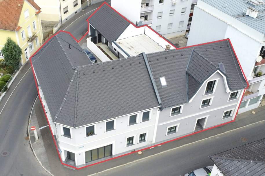 Zwei Anlageobjekte im Zentrum von Stegersbach - attraktive Renditechance, Gewerbeobjekt-kauf, 749.000,€, 7551 Güssing