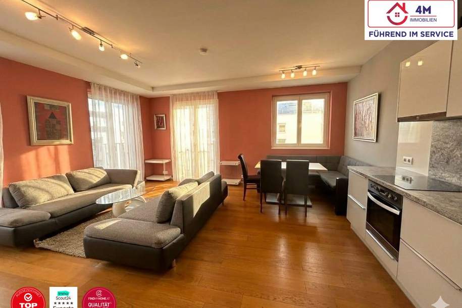 Luxuriöse 2-Zimmer-Wohnung mit Tiefgarage – Schmuckstück im Herzen von Wien, Wohnung-kauf, 699.000,€, 1040 Wien 4., Wieden