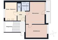 Grenznah zur Schweiz – attraktive 2-Zimmer-Wohnung mit guter Raumaufteilung