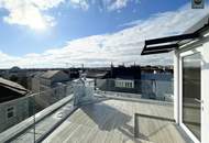 Erstbezug: Hochwertiges Luxus Dachgeschoss - Apartment (klimatisiert) mit 3 Terrassen im trendigen Ottakring!