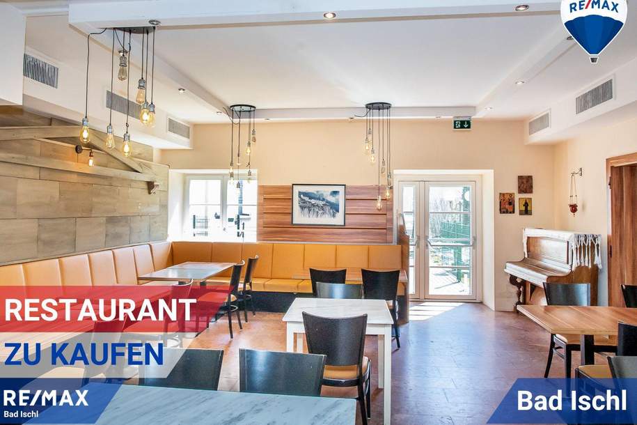 Ansprechendes Restaurant in Top-Lage im Zentrum von Bad Ischl zu kaufen!, Gewerbeobjekt-kauf, 400.000,€, 4820 Gmunden