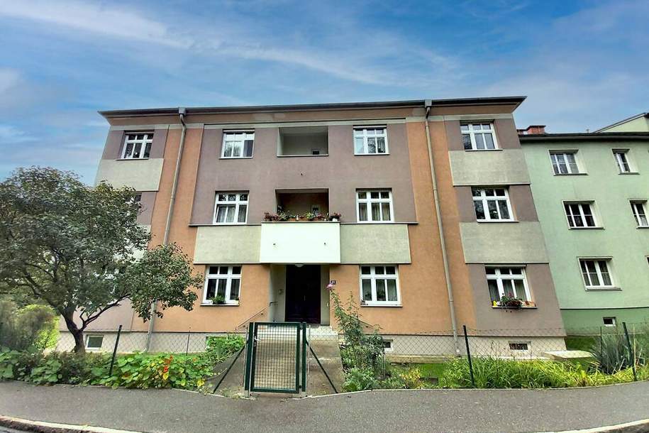 SANIERTE I 1 Zimmer Wohnung m. Balkon I Provisionsfrei I Zentrumsnähe, Wohnung-miete, 356,65,€, 8600 Bruck-Mürzzuschlag