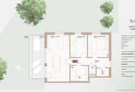 3-Zimmer Familien-Gartenapartment - Das Multitalent für Familien und Naturfreunde - W1
