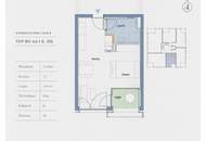 Ab 15.07. Moderne 1,5-Zimmer-Wohnung mit Loggia im 6. Obergeschoss – Jakomini Verde