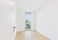 Wohnturm Grünblick: Eckwohnung mit verglastem Balkon auf der Südwestseite im 12. Stock