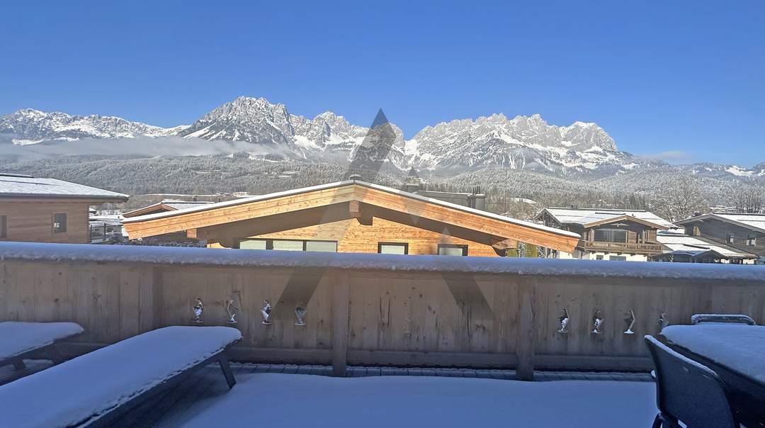 Ski in / Ski out: Neubau Chalets mit Kaiserblick