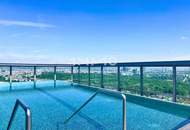 TrIIIple - Luxuriöse 2-Zimmer Wohnung mit 18 m² großem Balkon und Ausblick auf den grünen Prater!