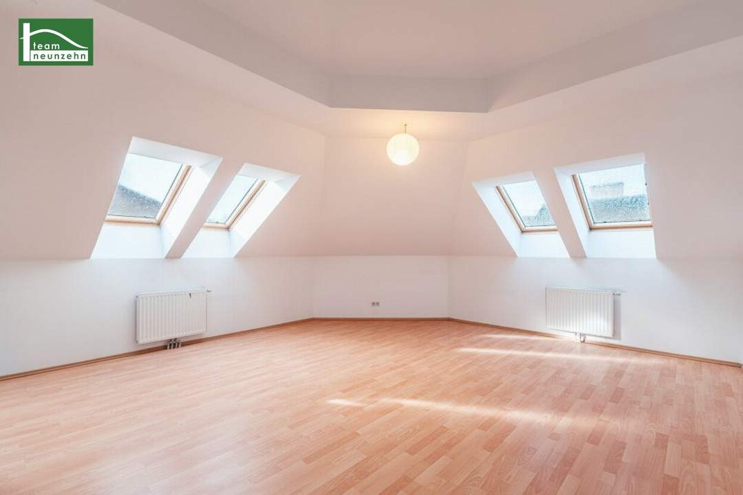 Eck-Dachgeschosswohnung in Ruhelage nahe U4 Meidling Hauptstraße, U6 und Theresienbad - JETZT ANFRAGEN