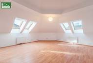 Eck-Dachgeschosswohnung in Ruhelage nahe U4 Meidling Hauptstraße, U6 und Theresienbad - JETZT ANFRAGEN