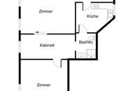 3-Zimmer-Altbauwohnung mit Sanierungspotenzial in U-Bahn-Nähe