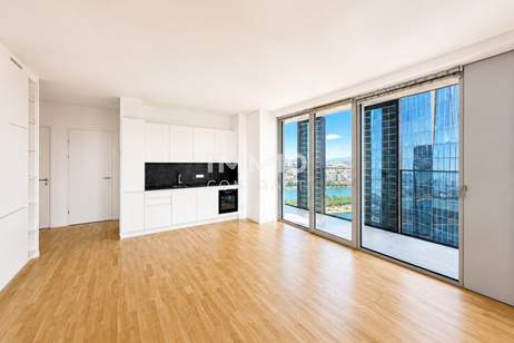 40. Etage mit Weitblick: DC2 Tower inkl. 39qm Loggia: 3-Zimmer-Wohnung, Wohnung-miete, 1.100,00,€, 1220 Wien 22., Donaustadt