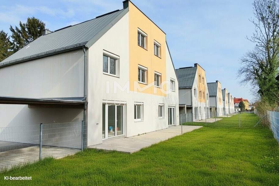 Mietkauf Doppelhaushälfte in familiärer Anlage - Erstbezug, Haus-miete, 1.402,85,€, 2490 Wiener Neustadt(Land)