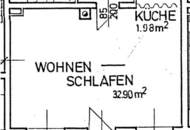 unbefristete 1-Zimmer-Wohnung mit Abstellraum, Balkon & Blick ins Grüne