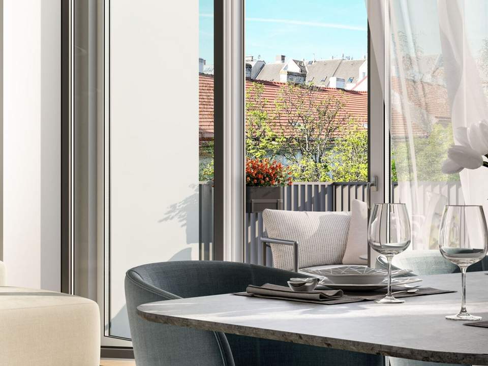 THE ARIK - Ihre sichere Anlage – 3 Zimmer mit Balkon zur Innenhofseite
