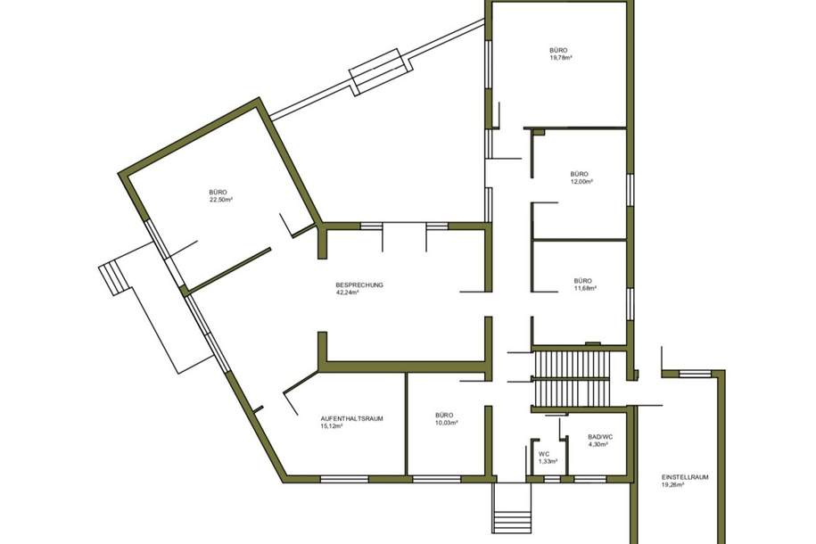 Schwechat - Bürogebäude/Mitarbeiterwohnhaus, Haus-miete, 2.680,00,€, 2320 Bruck an der Leitha